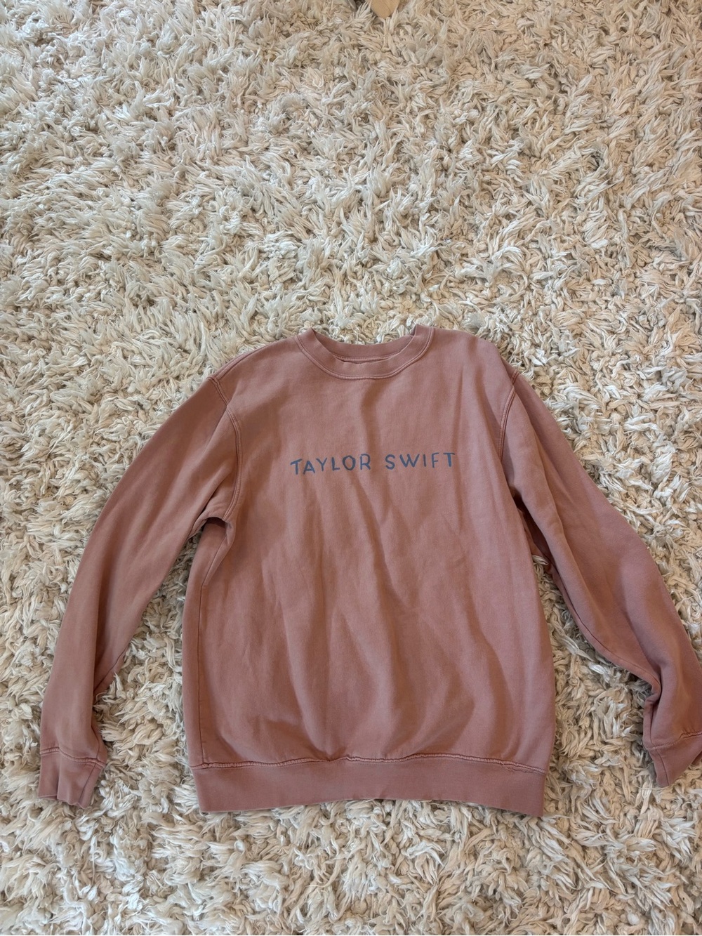 Taylor Swift Dusty Rose Logo Crewneck Sweatshirt